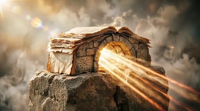 Fused learning structure, golden path light, permanent elements(AI-generated illustration)