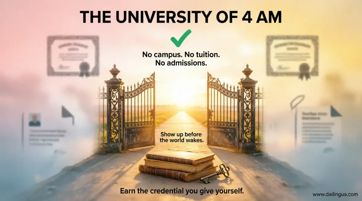 The University of 4 AM: How to Build a Self Directed Education for Any Skill, Any Subject, Any Life