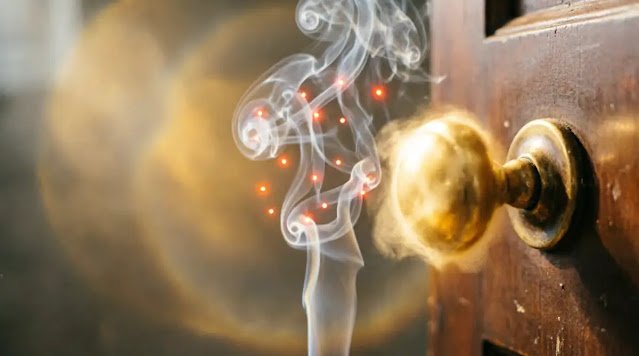 Unified field of smoke light void, complete integration, epic golden ember bloom, total freedom (AI-generated illustration)