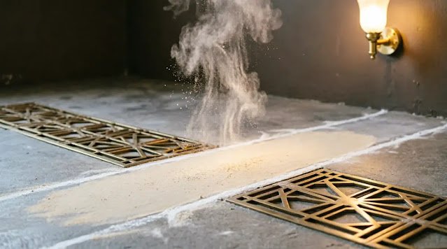 Permanent chalk threshold, light-filled pavement cracks, legacy lattice structure, golden bloom light (AI-generated illustration)