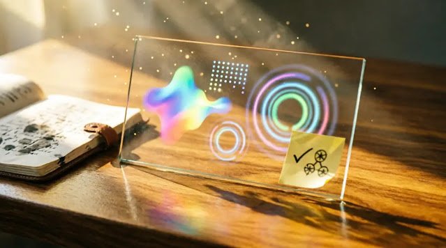Trusted dashboard screen with pre-appearing shadows, written trust note, filled trust margin, radiant golden light (AI-generated illustration)