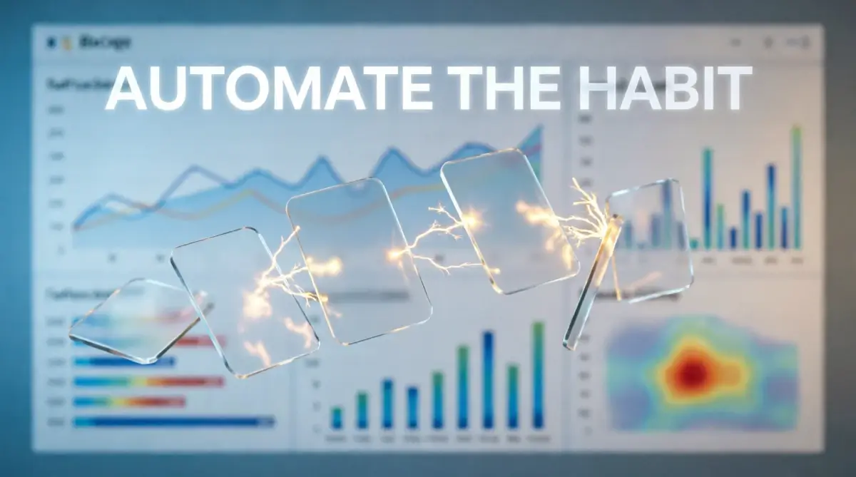Article Skeleton Assembly Line self-sustaining with Momentum Hook Igniter auto-trigger on Generic Blog Analytics background(AI-generated illustration)